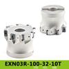 Portaherramientas de fresado de avance rápido Toshiba exn03R a prueba de golpes lnmu0303 hoja de avance rápido portaherramientas de fresado de doble cara abierto grueso