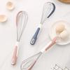 Batidor de Huevos Multifuncional Nórdico con Raspador de Silicona Raspador de Crema de Acero Inoxidable Batidora Herramienta de Cocina para Hornear