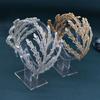Tocado Nupcial Europeo y Americano Hecho a Mano, Diademas Prensadas para el Cabello, Diademas, Vestidos de Boda, Accesorios para el Cabello para Actuaciones, Piezas para el Cabello Dz072