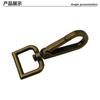 Llavero de 6 puntos, gancho de langosta grande, hebilla de conexión, accesorios de ferretería para equipaje, gancho para correa de hombro, hebilla, diámetro interior 1.9 cm