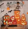 Joyería de Halloween Transfronteriza Decoraciones Creativas Pequeñas para Escritorio Lámpara de Calabaza Juguetes para Niños Accesorios Escena Temática