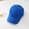 Boné de Baseball Simples Cor Sólida Estilo Coreano Macio para Meninos e Meninas Tendência Lavado Algodão Puro Circunferência da Cabeça Pequena Boné de Baseball Infantil