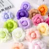 Cabezas de Flores de Rosa Simuladas Flor de Jamaica Arreglo Floral de Rosa Materiales Hechos a Mano DIY Accesorios para Ropa Suministros para Decoración de Bodas Venta al por Mayor