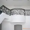 Barandillas de Escalera de Hierro Forjado Estilo Europeo, Barandillas de Hierro Artesanía Metálica, Barandillas de Escalera de Hierro Forjado Artesanal