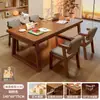 Sala de estar grande mesa longa leitura aprendizado quarto escritório em casa sofá costas mesa longa de-mesa de sala de estar duas pessoas
