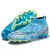 Nuevos zapatos de fútbol para hombre de alta gama transpirables para exteriores, zapatos de fútbol profesionales para adultos con tacos largos AG y tacos para césped, en stock