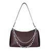 Colección Otoño/Invierno 2026: Diseño Único, Bolso de Hombro Vintage Plegado Texturizado con Cadena, Bolso de Viaje de Lujo Ligero, Bolso de Hombro y Cruzado