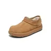 Botas de Nieve de Suela Gruesa Aogushi Deng para Mujer 2026 Nuevas de Invierno Retro Peluche Papa Pequeña Forradas Suela Suave Botas de Algodón Pan