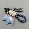 Año del Caballo Llavero Colgante Creativo de Cuero con Forma de Caballo Práctico Lujo Ligero Caballo del Zodiaco Regalo de Año Nuevo Mascota del Año del Caballo Regalo