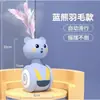 Brinquedo para Gato para Autoentretenimento, Brinquedo para Gato Divertido e Durável, Varinha com Penas para Gato, Novo Brinquedo Colorido com Penas Balançantes
