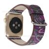 Para Pulseira Apple Watch iwatch1234567se Geração Apple Watch Pulseira de Couro Estampada Estilo Chinês Pronta Entrega