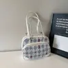 Estudiantes Universitarios Asistiendo a Clase Bolsa de Hombro Simple de Dibujos Animados para Mujer Verano 2025 Nueva Linda Versátil Bolsa Tote de Gran Capacidad