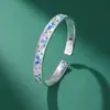 Pulseira de Prata 9999 Esmaltada Borboleta Flor Pé de Prata Nova Dragão e Fênix Chinesa Elétrica Fortuna Fundo Aberto Pulseira de Prata Sólida