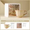 Juego de Tazas de Té Esmaltadas con Grasa Color Arena de la Cerámica Ru, Taza Maestra de Cerámica, Taza Individual, Juego de Té Kung Fu, Taza de Degustación, Taza de Tazón de Té