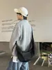 2026 Nova Bolsa de Ombro Cruzada de Outono Grande Capacidade Casual para o Dia a Dia Moda Simples Leve Bolsa Bolinho