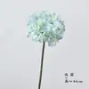 Flores de Hortensia Artificiales, Flores Falsas, Decoraciones para Sala de Estar del Hogar, Paisajismo de Centros Comerciales, Arreglos para Escenas de Bodas, Venta al por Mayor Transfronteriza