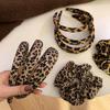 Anillo para el Cabello de Intestino Grueso de Leopardo Vintage para Mujer Cuerda para el Cabello de Payon Banda de Goma de Alta Elasticidad y Durabilidad Diadema para la Parte Superior de la Cabeza Accesorios para el Cabello