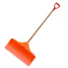 Pala de nieve de plástico con mango en D, herramienta para quitar nieve, empujador de nieve engrosado, herramienta para despejar nieve, pala de nieve
