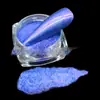 Fábrica en stock polvo de perla camaleónica para manicura pegamento de gota polarizado cáñamo diy brillo color mágico polvo camaleónico al por mayor