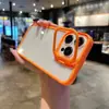 Nuevo Soporte de Lente de Comercio Exterior Funda de Teléfono Tres en Uno Adecuado para Apple 15Promax Creativo 14 Resina 11 X