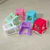 Mini Cadeira de Praia Artificial Casa de Brincar Adornos de Cena Gadgets Acessórios para Cena de Casa de Bonecas Adereços para Fotografia