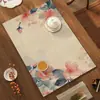 Mesa de Chá Estilo Chinês Tapete Absorvente de Água Secagem Rápida Terra de Diatomáceas Antiderrapante Isolante Térmico Tapete Protetor para Cozinha Doméstica Tapete Drenante de Água