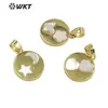 JP325 incrustaciones de oro patrón geométrico Luna estrella patrón interesante pulsera impresa pulsera cadena colgante accesorios