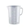 Copo Medidor, Grau Alimentício, Espessado, Cilindro Graduado, Recipiente para Chá de Leite de 5000ml, Resistente a Altas Temperaturas, Inquebrável, com Tampa, Copo Plástico para Ferver