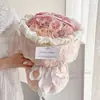 Borde de oreja de cola de pez hilo pequeño fresco cinta plisada cinta de hilo de borde ondulado flor de cinta material de embalaje cinta para ramo