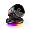 Luz Ambiente Colorida 15W Carregador Sem Fio Magnético para Carro Resfriamento Magnético de Gelo Semicondutor Suporte para Navegação de Celular em Carro