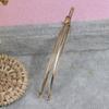 Horquilla de metal geométrica coreana con clip de un solo carácter, flequillo con forma de corazón para mujer adulta, elegante accesorio para la cabeza