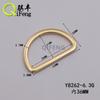 Accesorios para bolsos, hebilla de metal en forma de D, aleación de zinc, semicírculo, anillo en forma de D, hebilla triangular, mochila, hebilla ajustable en forma de D, anillo de fundición a presión