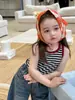 Roupas Infantis Zhe Li Colete para Meninas Verão Estilo Fino 2026 Roupa de Fora Casual Roupas Infantis Classe a Camiseta Regata para Bebê Menina