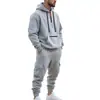 2025 Europeo y Americano Transfronterizo Invierno Nuevo Americano Holgado Sudadera Hombres Casual Deportes Moderno Conjunto