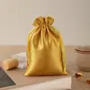 Bolsa Satén Lunares Brocado Cosméticos Peluca Cordón Bolsa Cordón Logotipo Personalizado Embalaje Almacenamiento Joyería