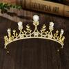Nueva Tiara Nupcial Corona de Diamantes Tiara Corona Nupcial Corona de Boda Corona Nupcial Venta al Mayoreo