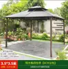 Cenador Exterior Jardín Patio Villa Carpa Pabellón de Cuatro Esquinas Casa de Campo Obra de Construcción Pabellón de Té Invernadero Pabellón Exterior