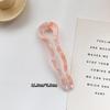 Horquilla de acetato de mariposa en forma de U para moño con cabeza de bola, estilo antiguo, combinable con todo, horquilla de plástico, accesorios para el cabello, venta al por mayor