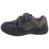 Zapatos retro de otoño nuevos para mujer, punta redonda, suela gruesa, diseño versátil de bloques de color, 2026 antideslizantes, zapatillas casuales para mujer