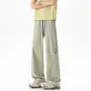Pantalones de hombre de pernera recta Softshell, funcionales de corte holgado estilo americano, para primavera y otoño, de secado rápido, casuales, deportivos para hombre