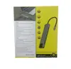 Convertidor de Tarjeta de Red HDMI Tipo-C Expansor Tipo Ocho en Uno Estación de Acoplamiento Multifunción Typec 8en1