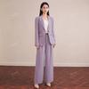 Blazer Songzhongshangyi con un Toque Femenino, Conjunto Casual de Traje para Principios de Primavera 2025, Atuendo de Negocios, Estilo Profesional Ligero