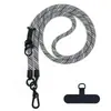Goma para cordón de teléfono móvil de 10 mm de grosor, cuerda ajustable en diagonal, clip para teléfono móvil, cordón anti-pérdida, cordón para cuello