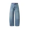 Pantalones vaqueros retro de estilo americano para hombre, de corte recto holgado, lavados y versátiles, de marca de moda, confeccionados en algodón.