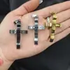 Lele Jewelry Best-Seller Transfronteiriço Moda Pingente Cruzado Hip-Hop Rap Street Versátil Corrente para Suéter Masculino