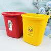 Lixeira doméstica grande capacidade atacado cozinha sala de estar banheiro dormitório estudantil sem tampa com anel de pressão porta-papel higiênico