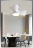 Lámpara de Ventilador de Techo en Color Nogal Vintage para Dormitorio y Balcón, Lámpara de Ventilador Compacta Amigable con la Vista para la Entrada del Hogar