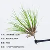 Plantas verdes artificiales en stock, manojos de helecho, hojas de helecho, hierba de helecho para decoración de paredes interiores y diseño de paisajes, césped artificial al por mayor