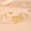 Pulsera de Tendencia de Moda Transfronteriza Europea y Americana Estilo Vacaciones en el Océano Metal Exagerado Caracola Estrella de Mar Abierta Pulsera Simple