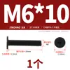 Tornillos de Acero Inoxidable 304 Cruz Plana Cabeza Plana Cabeza Plana Grande Delgada cm Tornillos de Computadora Mm3M4M5M6